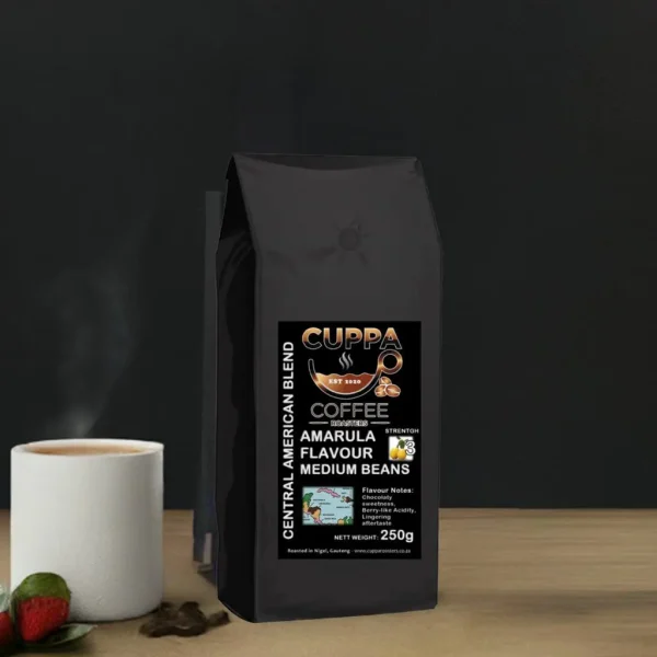 cuppa coffee roasters, amarula, Amarula Medium 250g, coffee beans, ground coffee, beans
