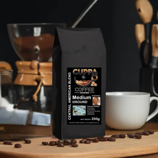 cuppa coffee roasters, Central American, Central American Medium Ground 250g, coffee beans, ground coffee, beans